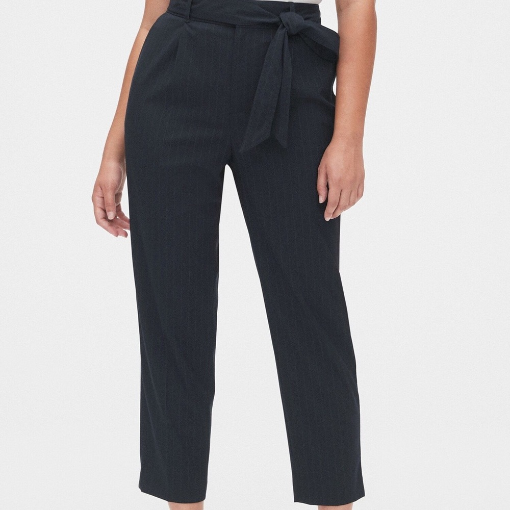 GAP Pinstripe Paper Bag Pant